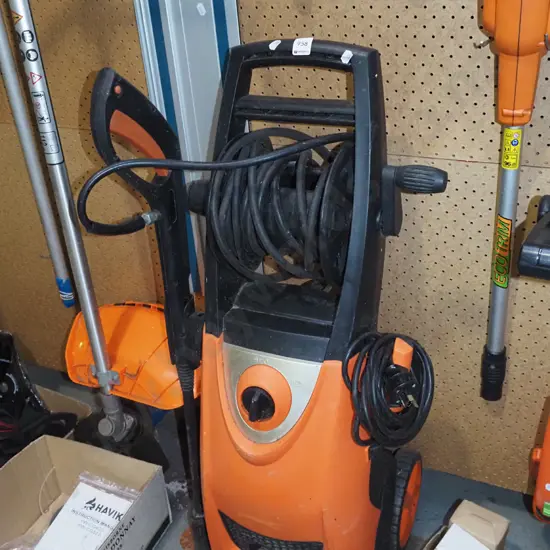 orange water blaster/pressure washer