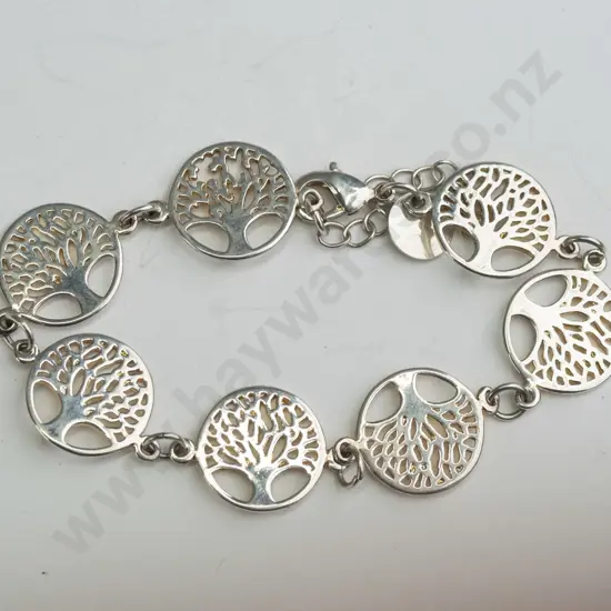 silver bracelet stamped 925