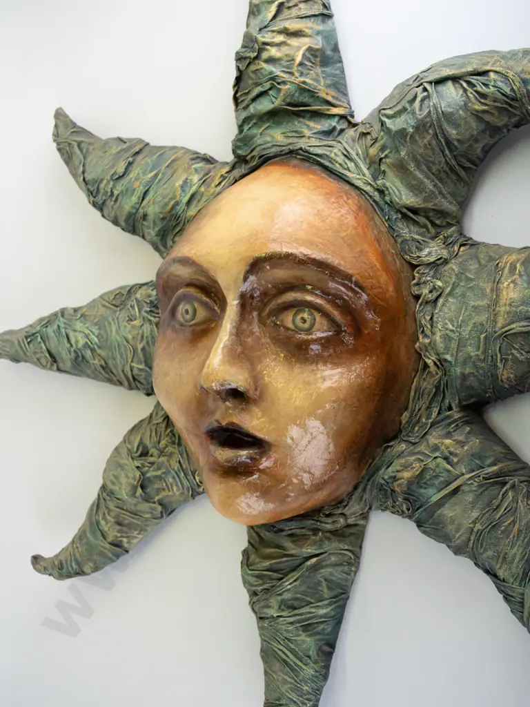 large Donna Demente paper mache artwork H960 W960 Image 1++