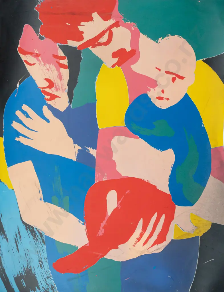 Clive Humphreys 87 - unframed print  A/P "How to hold together"  H920  W770 Image 1++