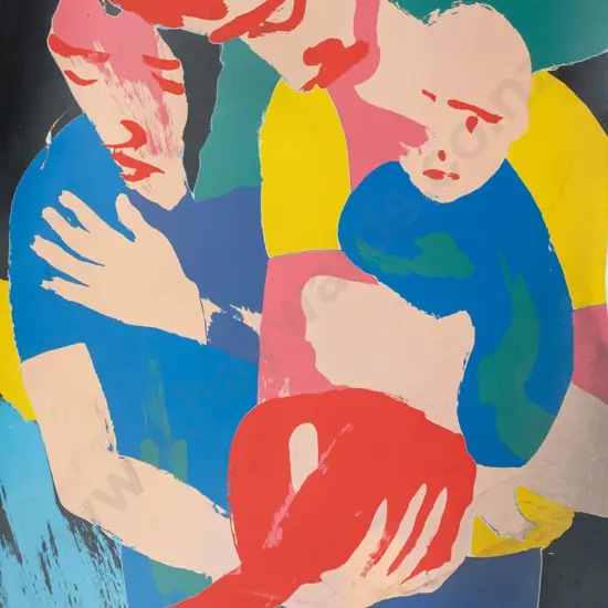 Clive Humphreys 87 - unframed print  A/P "How to hold together"  H920  W770