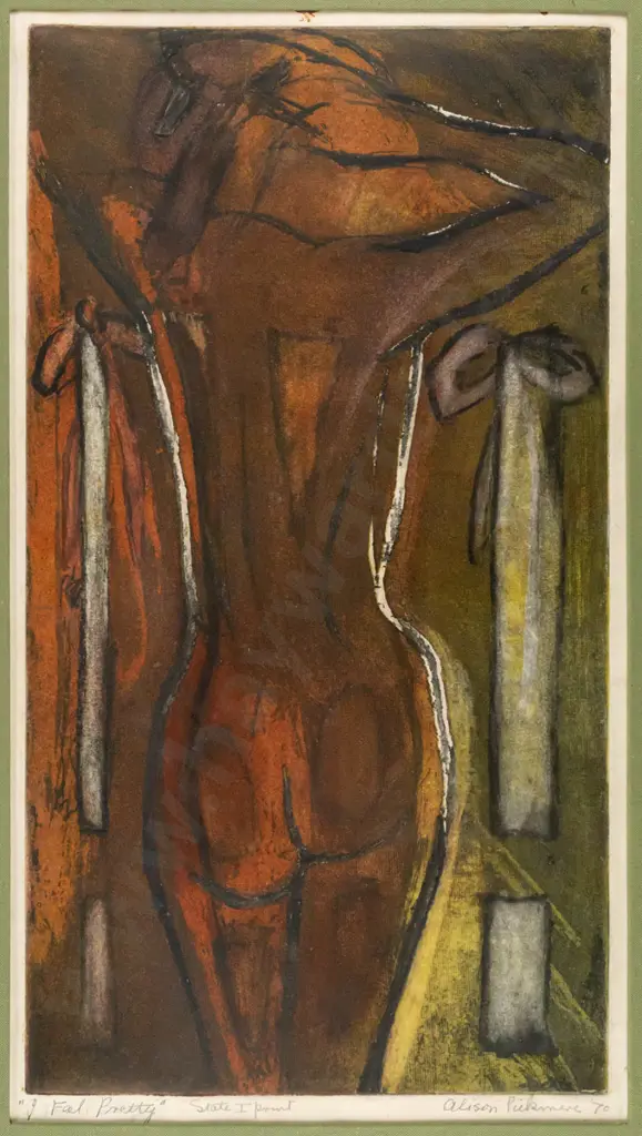 Alison Pickmere '70 - framed ltd edition print - State I print "I Feel Pretty" H490 W270 (slight warping) Image 1++