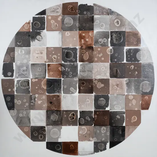 Nicola Gibbons 2006 - boxed acrylic on canvas "C.S.6" H1010 W1000