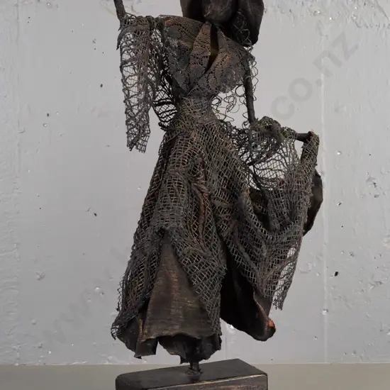Anneke Kriggsman - textile sculpture - standing woman H560 W300 D130