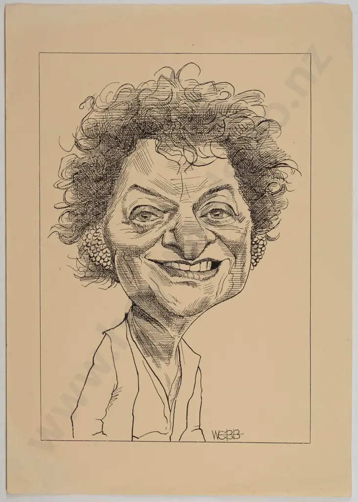 Webb - unframed ink - portrait H330 W230 Image 1++