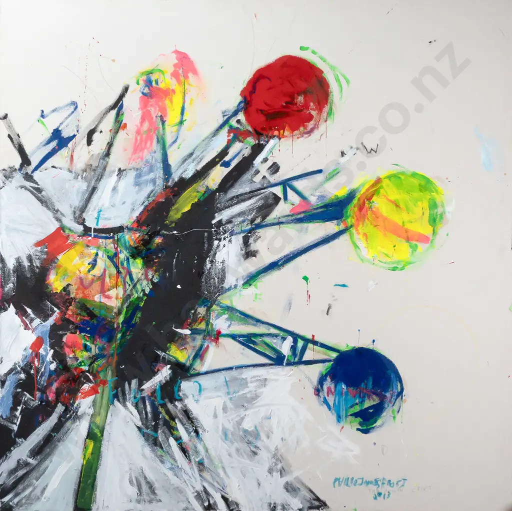 Phillip James Frost 2013 - oil on box canvas "The Human spirit" H1680 W1660 Image 1++