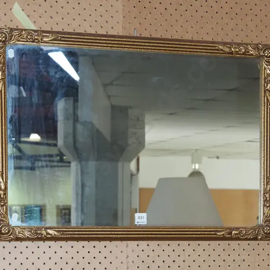 gilt framed wall mirror