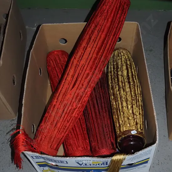 box of Chinese lanterns