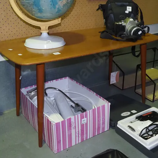 retro mahogany coffee table