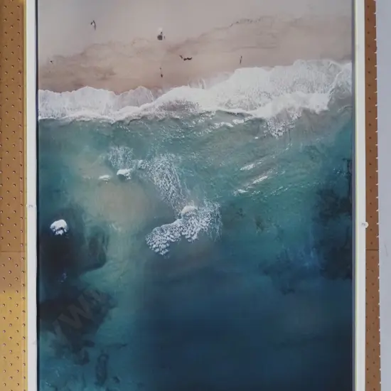 photo print on canvas - sea shore