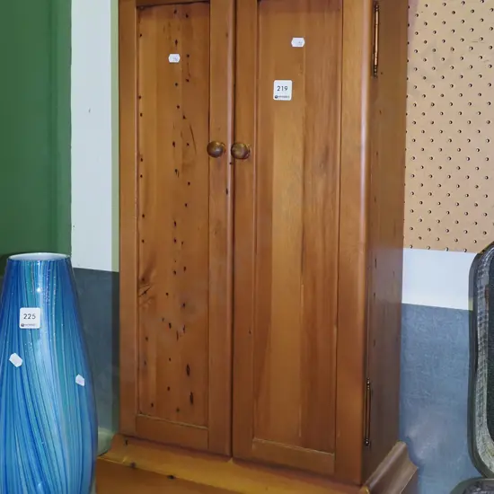 recycled rimu 2 door CD cabinet H-770