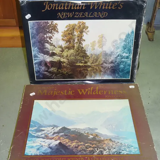 slip cased Jonathan Whites New Zealand book