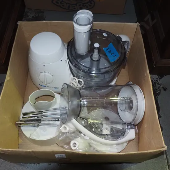 box; Breville Whiz and Blend and accessories