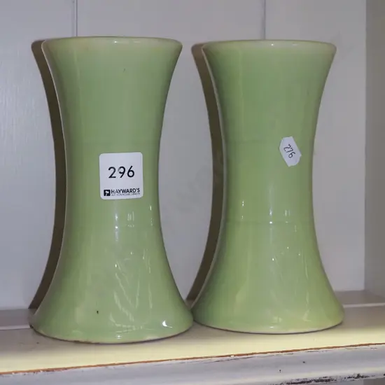 2x Dunedin Horticultural  Society vases