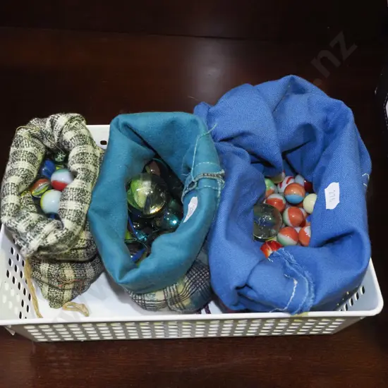 3x bags of marbles