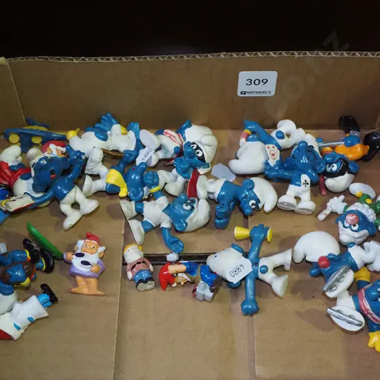 box of Smurfs