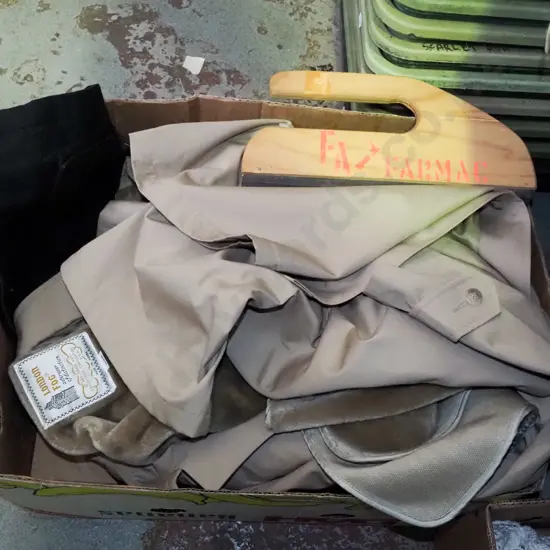 London Fog gabardine coat, 1 other black coat