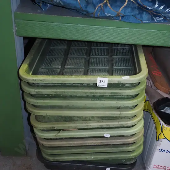 plastic seedling trays