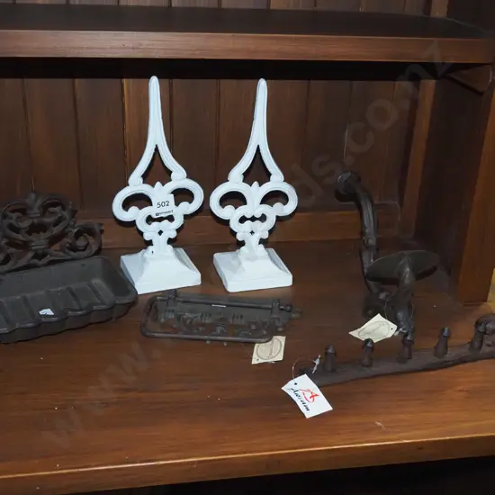 cast iron finial etc