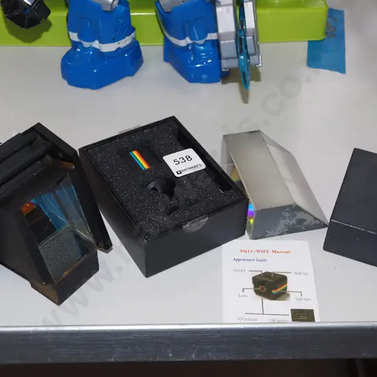 cut glass prisms, small SQ11 digital camera