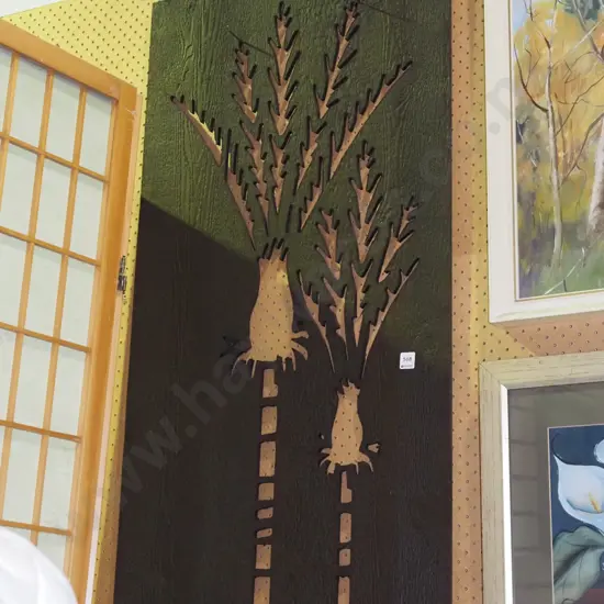 cut out wall art - nikau plams