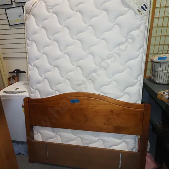 Serta Indulgence double bed base mattress and headboard