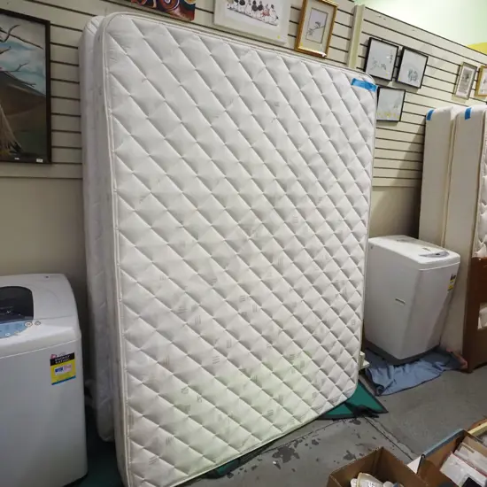 queen bed base and mattress
