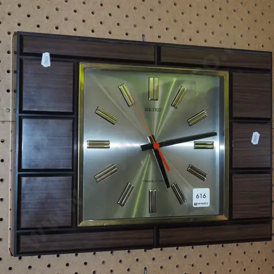 retro Seiko wall clock