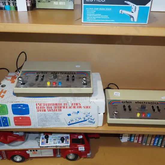 2x  retro Orbit Electronics NZ made programmable TV game consoles 