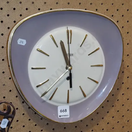 retro ceramic Peter wall clock