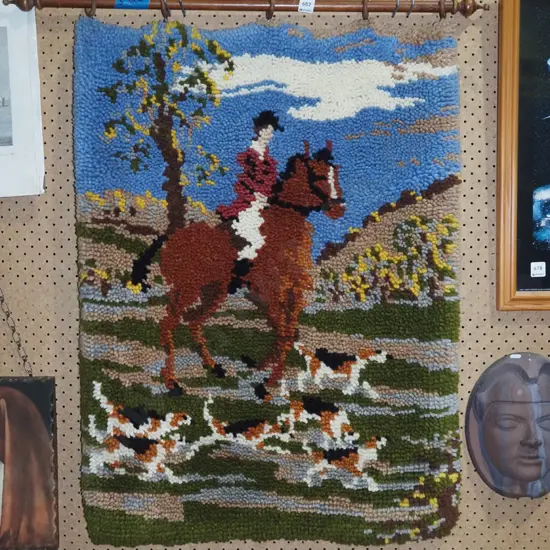 hand tufted wall hanging/floor mat 