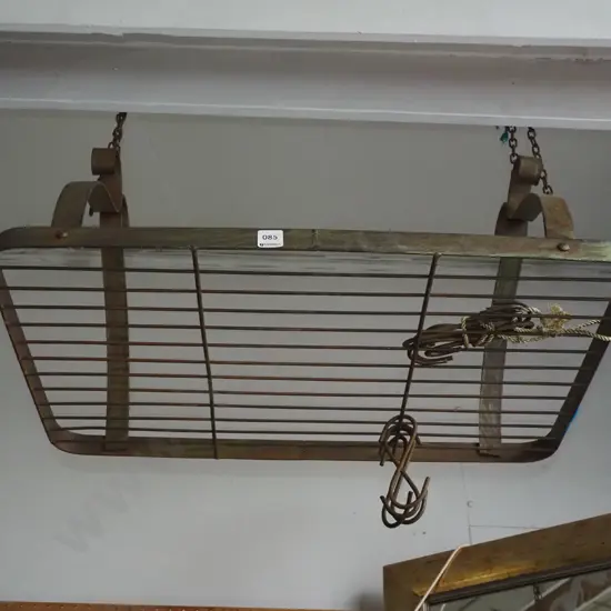 metal hanging kitchen utensils rack