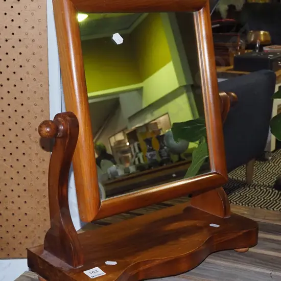 wooden dressing table cheval mirror