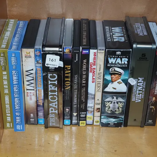 WWI and WWII DVDs