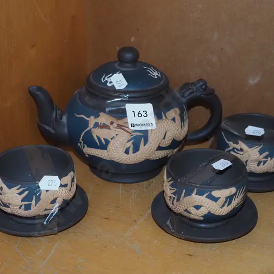 small dragon tea set