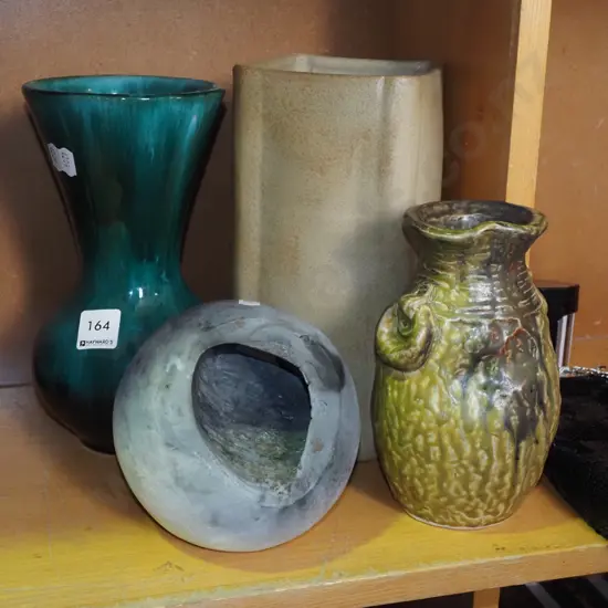 4x ceramic vases