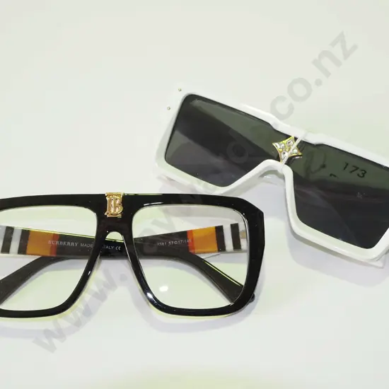 pair of unusual glasses and sunglasses