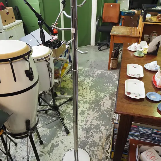 chrome coat stand H-1550