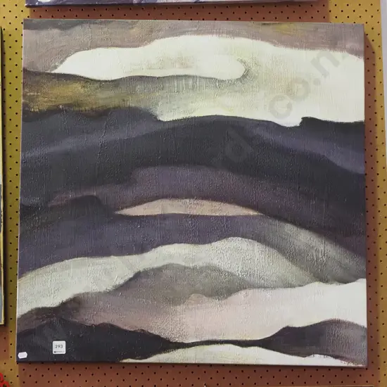 oil on board - abstract