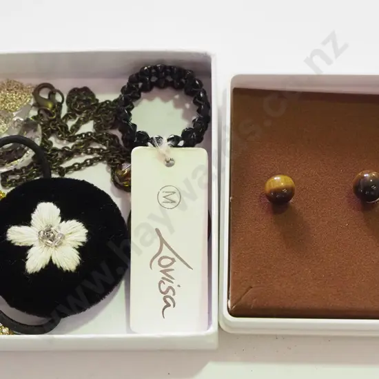 pendants, earrings, ring etc