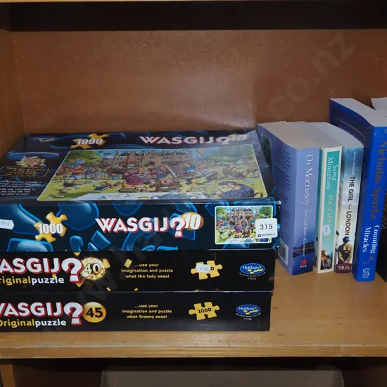 various books 3 wasgij puzzles