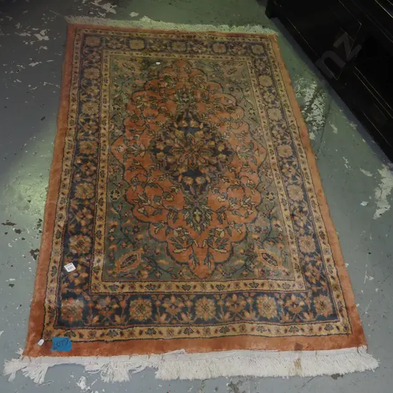 tufted patterned floor mat L-1520 W-90