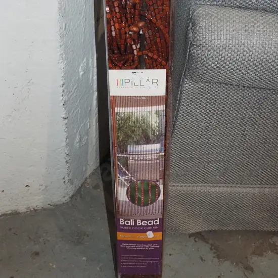 Bali Bead timber door curtain