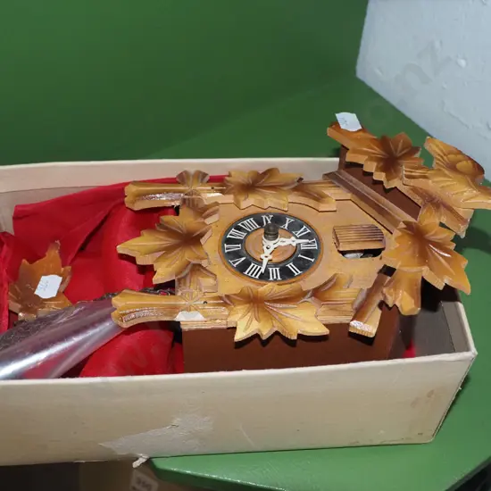 small wooden cuckoo clock - As Is No Returns