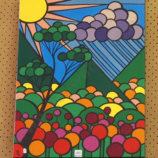 boxed canvas - landscape