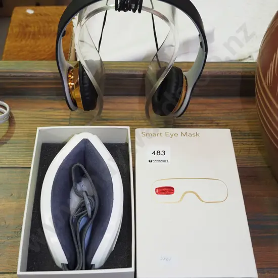 head phones, smart eye mask