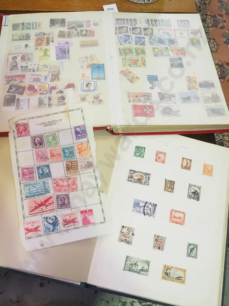 2x stamp albums Image 1++