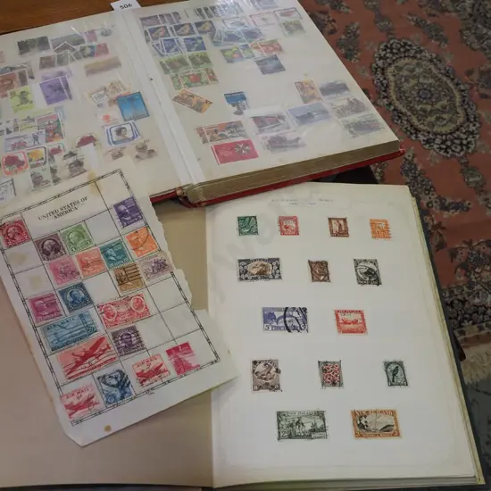 2x stamp albums