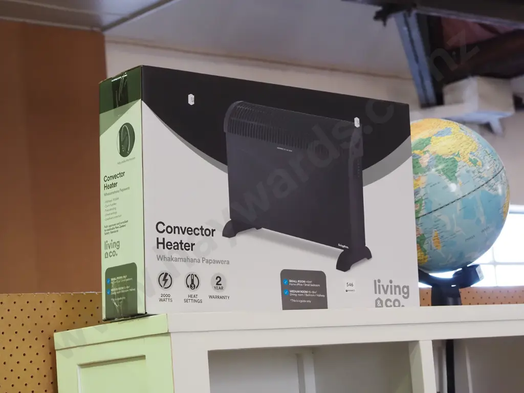 boxed Living and Co convection heater Image 1++