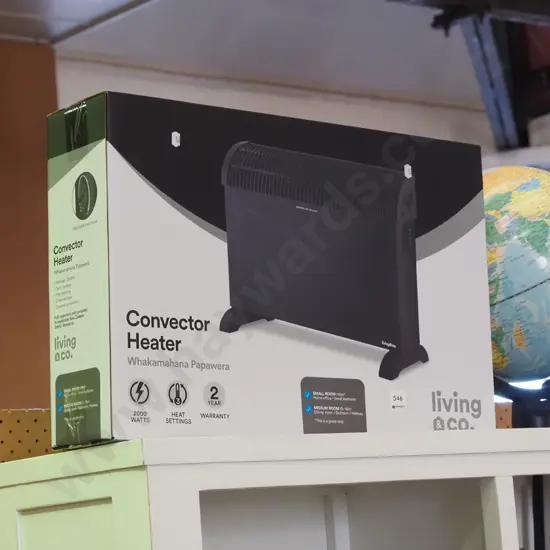 boxed Living and Co convection heater